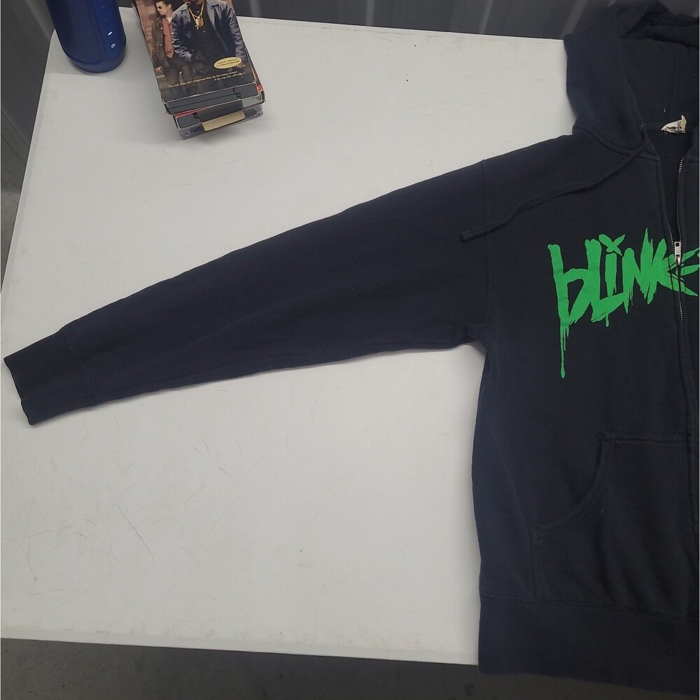 Blink 182 Full Zip Up Rabbit Hoodie Independent Trading - Picture 3 of 12